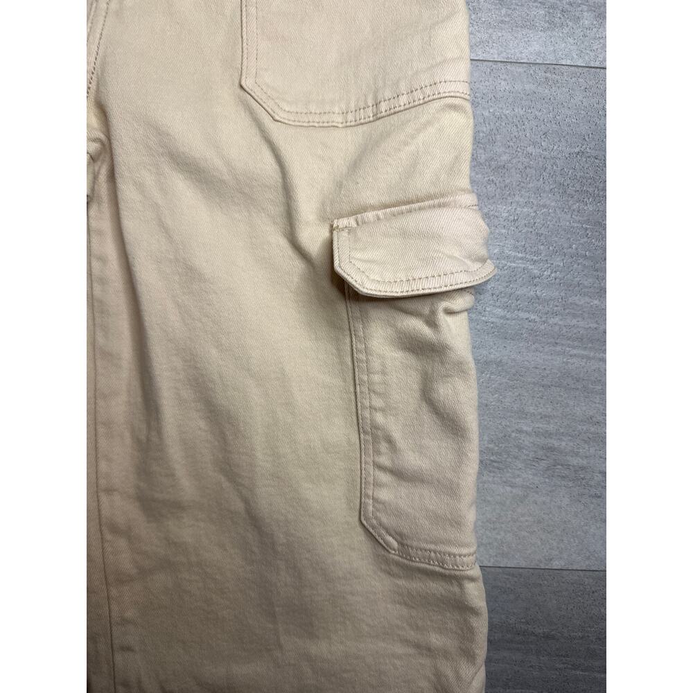 Vibrant M.i.U Back To Y2K Wide Cargo Jeans Sand Size 3 (W25) - Picture 4 of 5